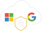 Sauvegarde de vos e-mails, fichiers Drive, SharePoint, Teams et Meet afin d'&eacute;viter toute perte de donn&eacute;es critique.